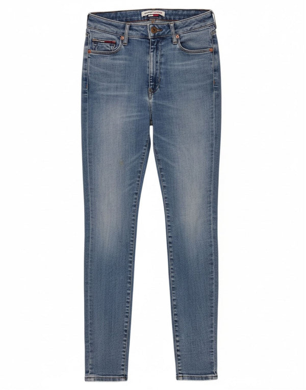 Tommy Hilfiger Donna Sylvia Jeans super skinny a vita alta W27 L30 Blu