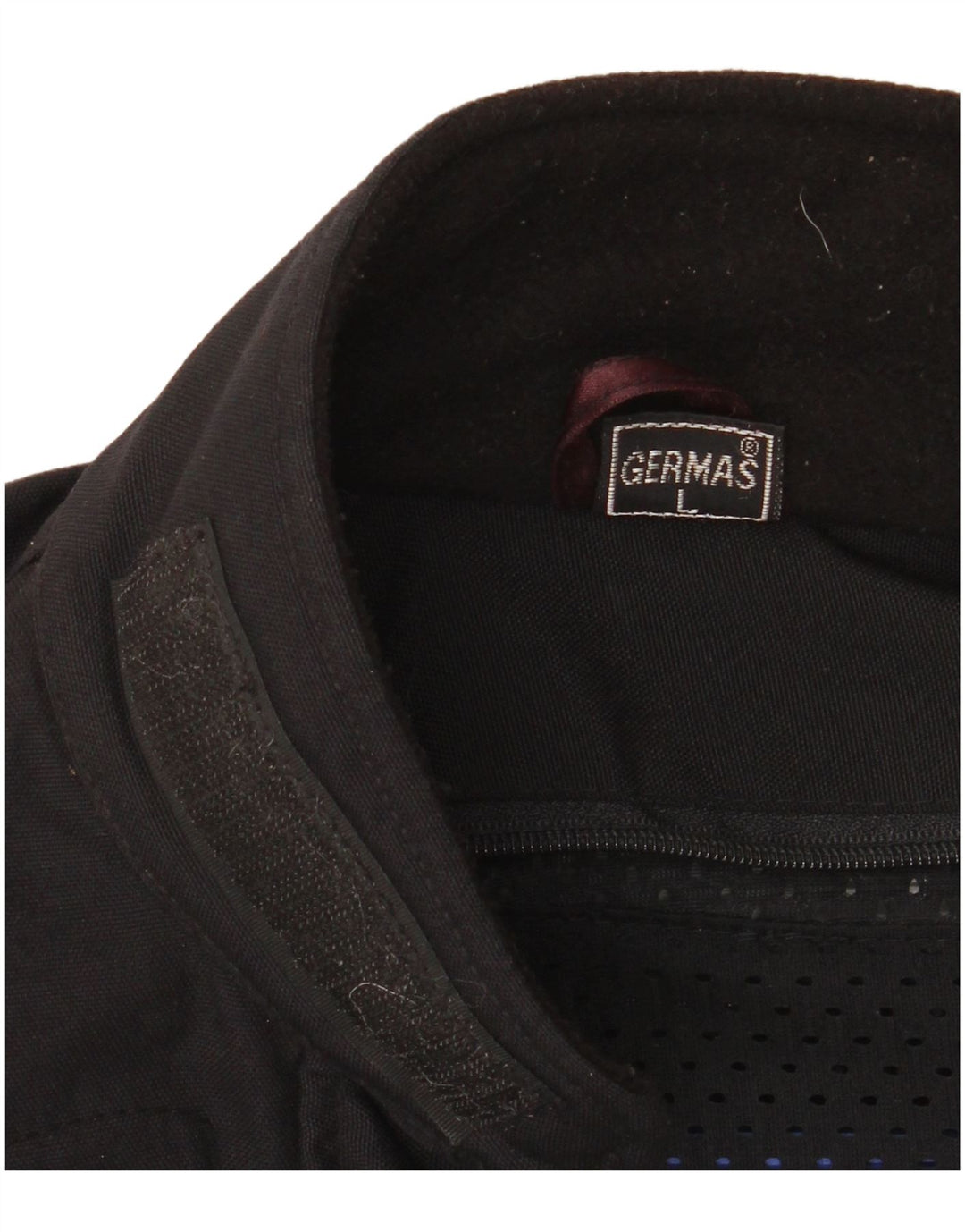 Giacca da pilota vintage da uomo UK 40 grande color block nero