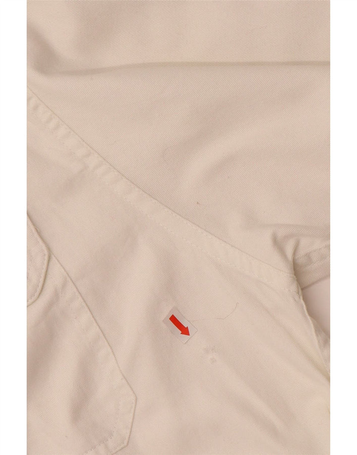 WRANGLER Mens Shirt Medium White Cotton