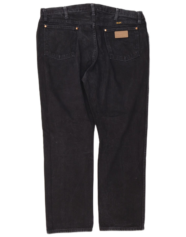 Jeans dritti da uomo Wrangler 13MWZ W40 L30 cotone nero