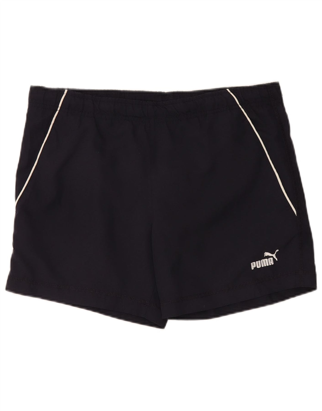 PUMA Mens Sport Shorts Small Navy Blue Polyester Sports