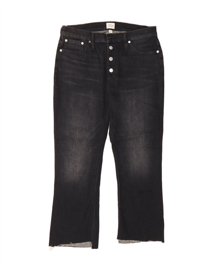 J. CREW Womens Cropped Jeans W32 L27 Black Cotton Vintage J. Crew and Second-Hand J. Crew from Messina Hembry 
