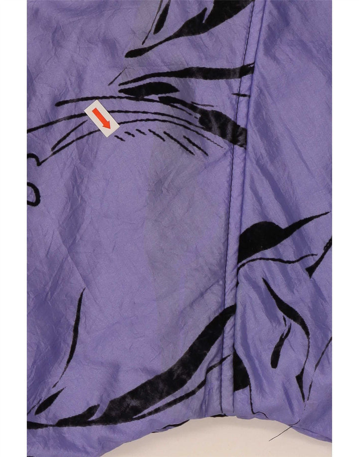 Tuta da sci oversize da donna vintage IT 42 Colorblock viola medio