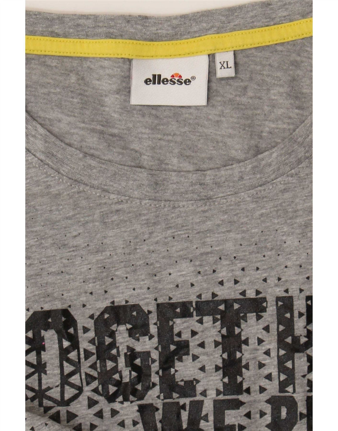 T-shirt grafica da donna Ellesse Top UK 18 XL Grigia
