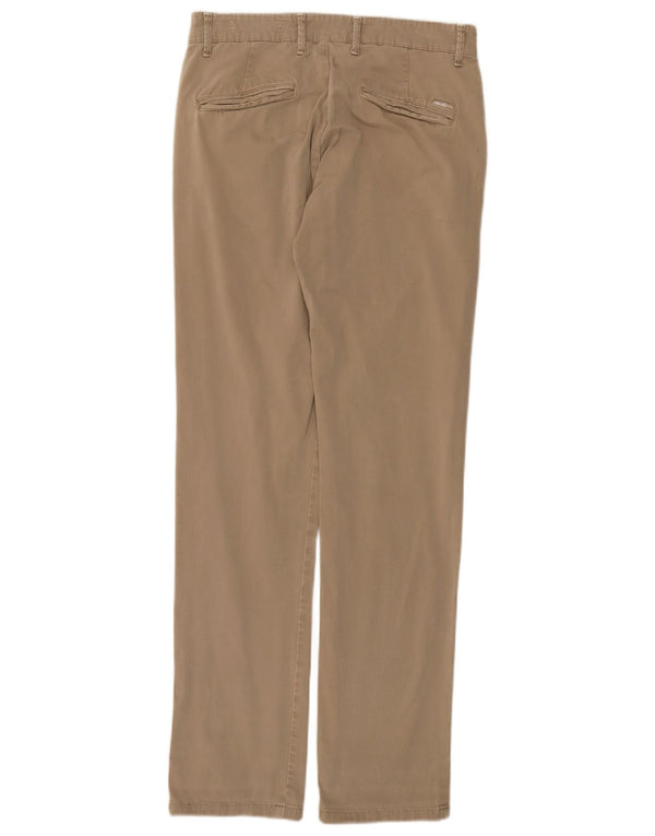 Pantaloni Chino Slim Uomo Liu Jo IT 46 Small W30 L32 Cotone Beige