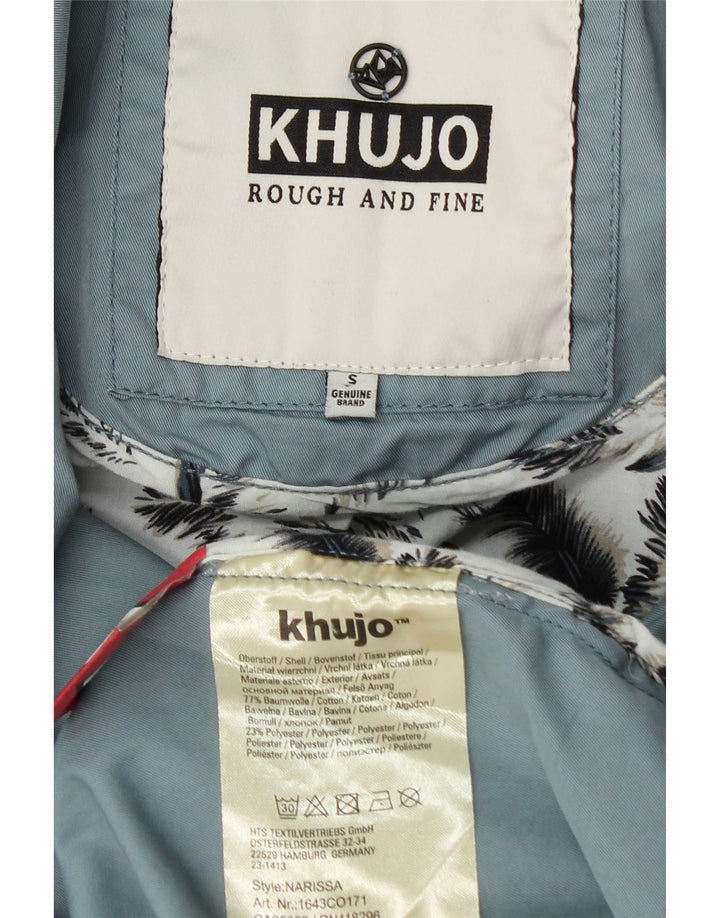 Trench da donna KHUJO UK 10 piccolo cotone blu