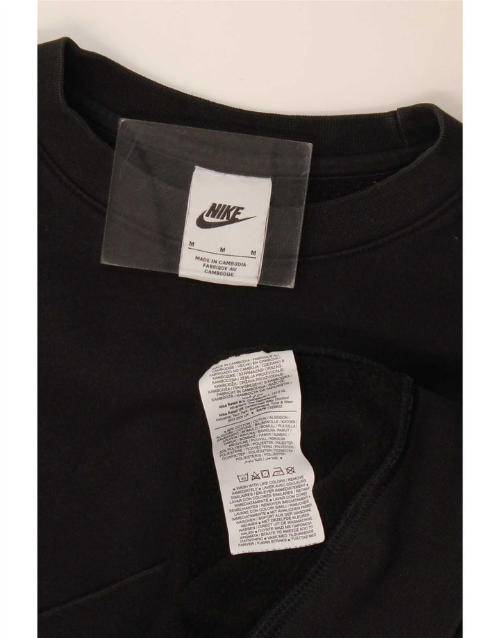 Felpa Nike Uomo Maglia Media Cotone Nero