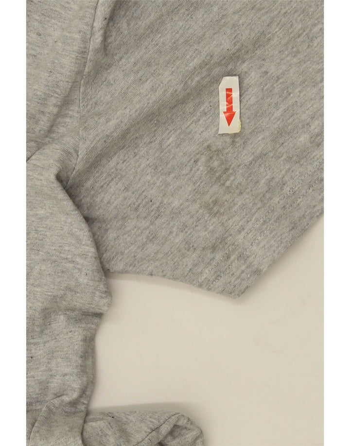 T-shirt grafica da uomo Puma grande in cotone grigio