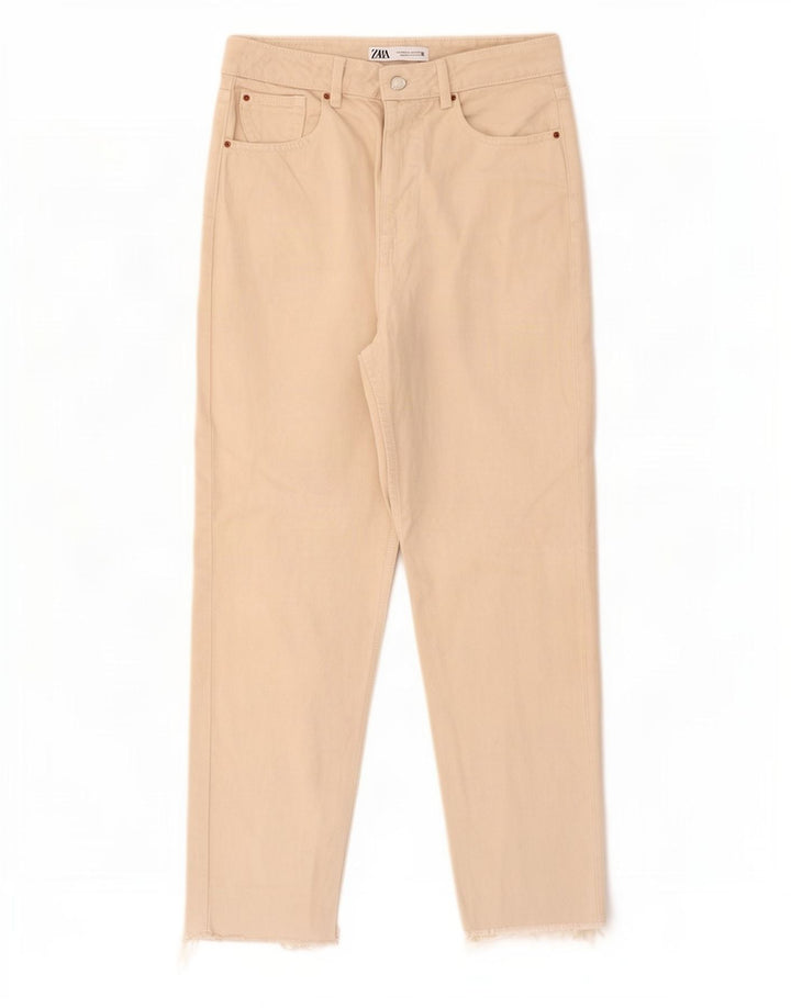 Jeans affusolati da donna Zara EU 40 medio W30 L27 Beige