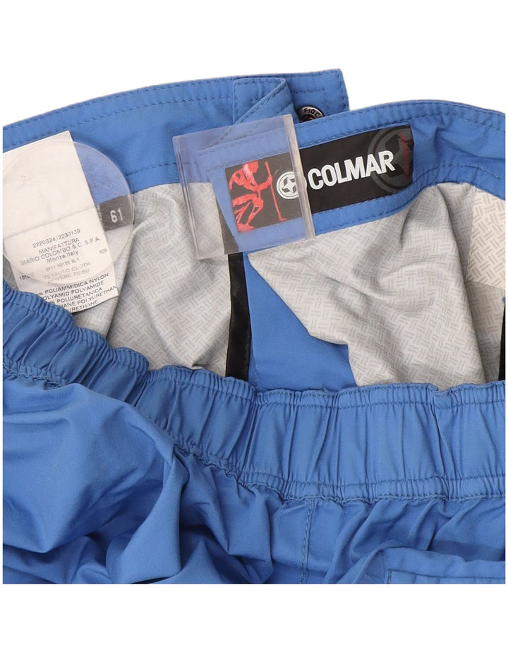 Pantaloni dritti impermeabili da uomo Colmar W36 L31 blu in poliammide