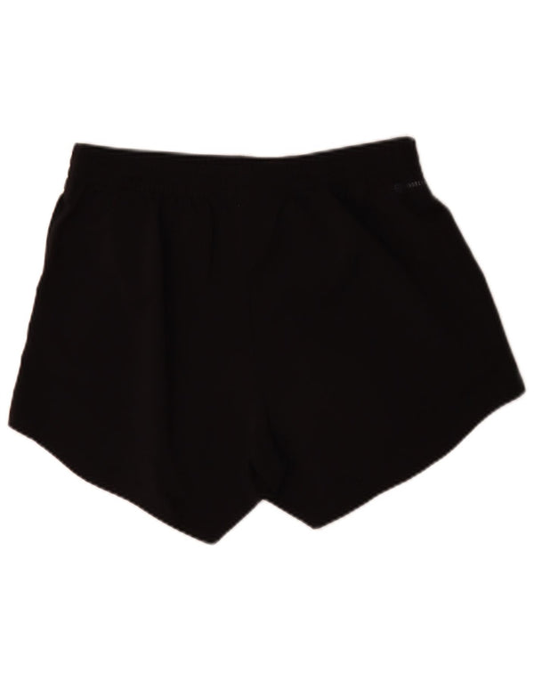 Pantaloncini sportivi Adidas da donna vestibilità ampia UK 12/14 Sport in poliestere nero medio