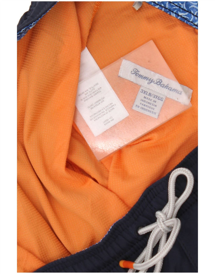TOMMY BAHAMA Pantaloncini da bagno da uomo 3XL Poliestere blu navy