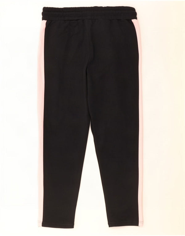 Pantaloni da tuta da donna Ellesse UK 16 grandi in cotone color block nero
