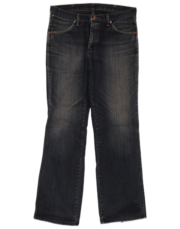 Jeans Wrangler Alaska Bootcut da uomo W33 L31 cotone blu navy