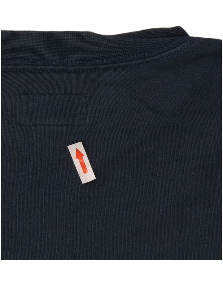 Converse Felpa grafica da uomo Maglione piccolo blu navy