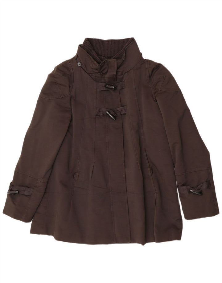 Giacca a vento da donna Zara UK 14 grande cotone marrone