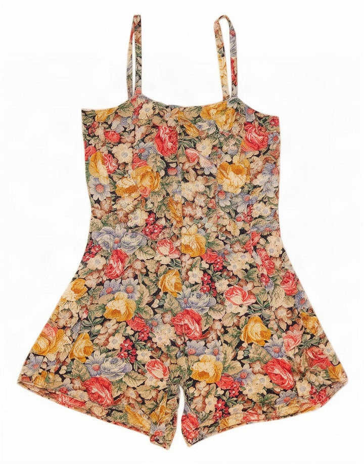 Tutina vintage da donna IT 44 media floreale multicolore