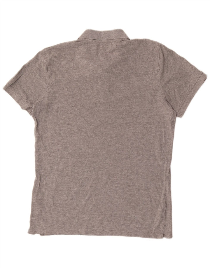 Polo da uomo Mountain Warehouse in cotone grigio medio