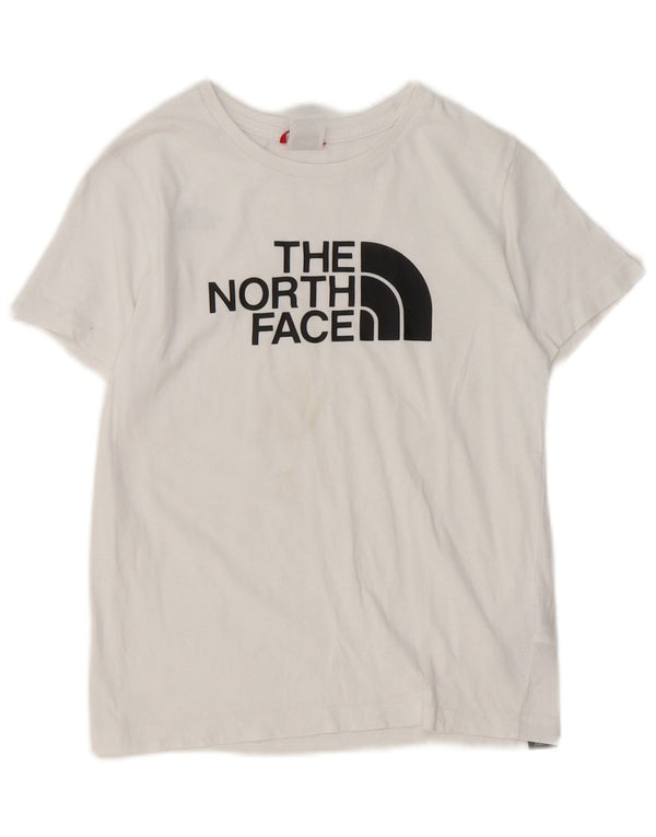 T-shirt grafica per ragazzi The North Face Top 11-12 anni Large in cotone bianco