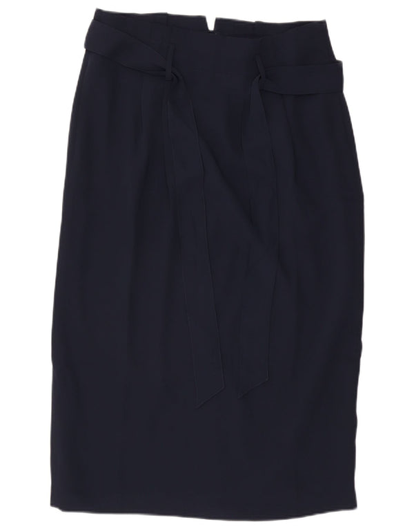 Gonna longuette da donna Boden UK 14 Large W32 poliestere blu navy