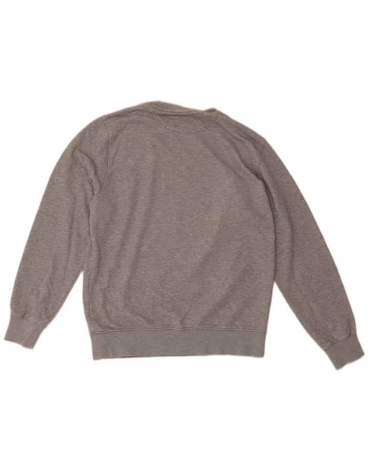 Gant Felpa da Uomo Maglione in Cotone Grigio Medio