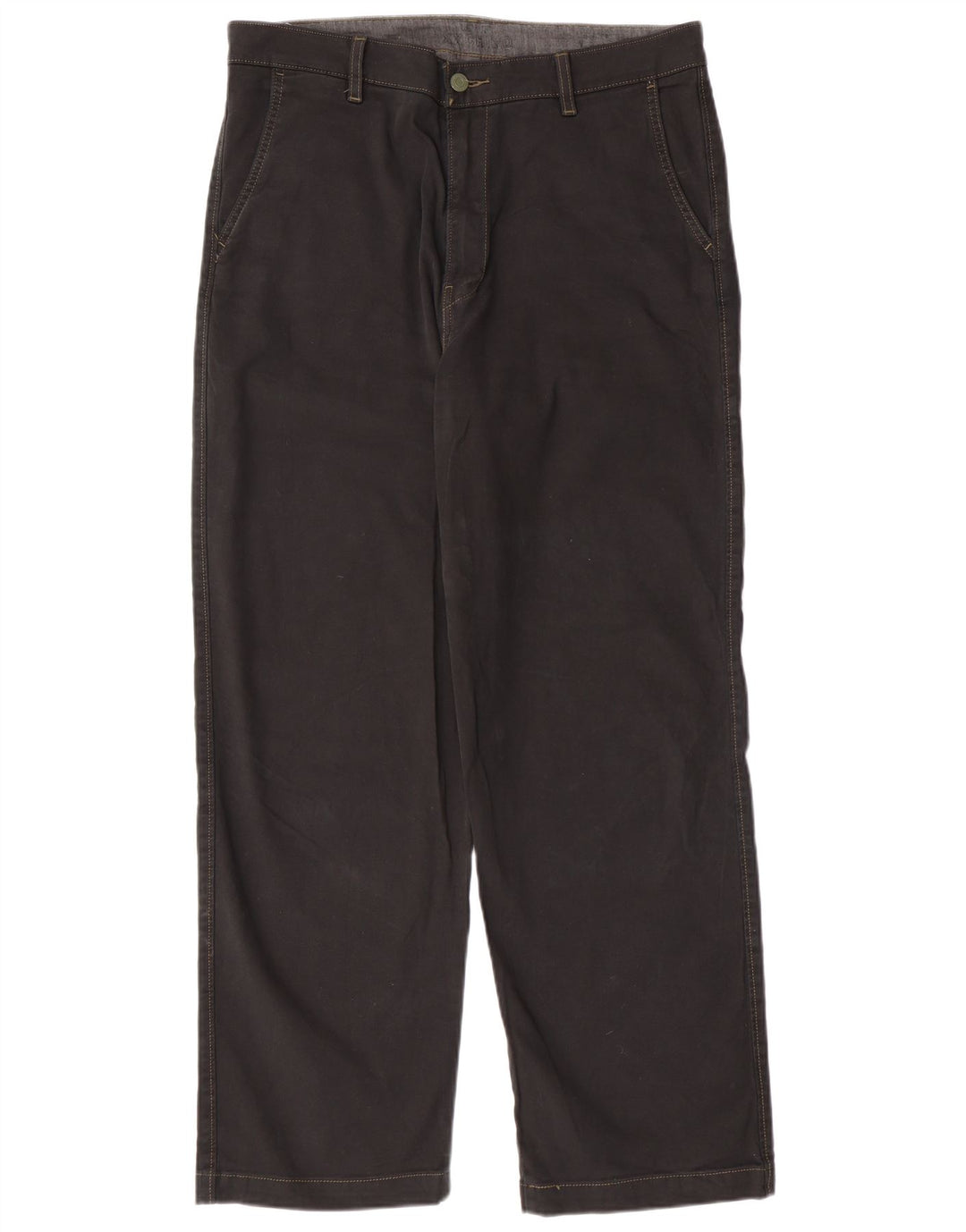 LEVI'S Pantaloni chino dritti 540 da uomo W33 L29 cotone nero