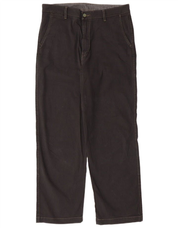 LEVI'S Pantaloni chino dritti 540 da uomo W33 L29 cotone nero