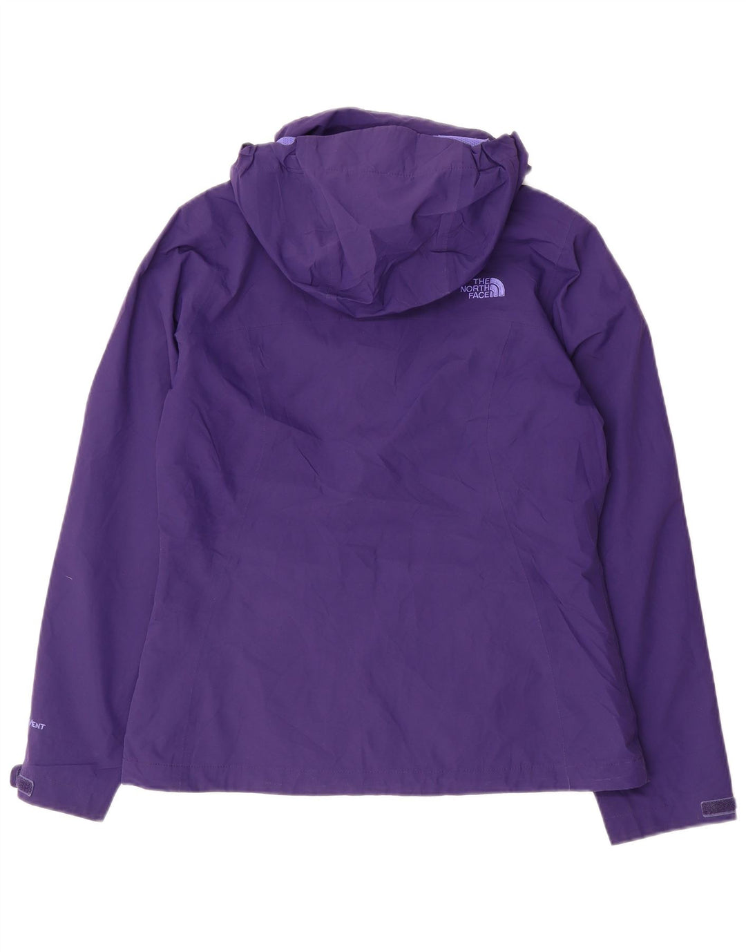THE NORTH FACE Giacca antipioggia con cappuccio Hyvent da donna UK 14 Nylon viola medio