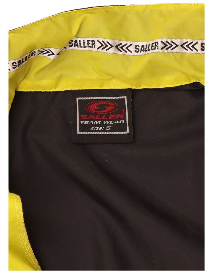 Giacca antipioggia grafica da uomo Saller UK 36 Small Giallo Colourblock in poliammide