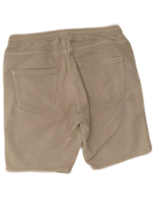 Pantaloncini cargo Zara da uomo grandi W32 in cotone beige
