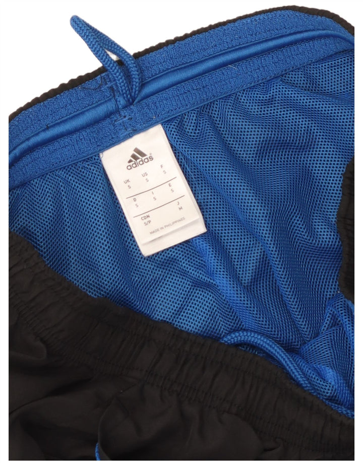 Pantaloni da tuta da uomo Adidas Joggers piccoli in poliestere nero
