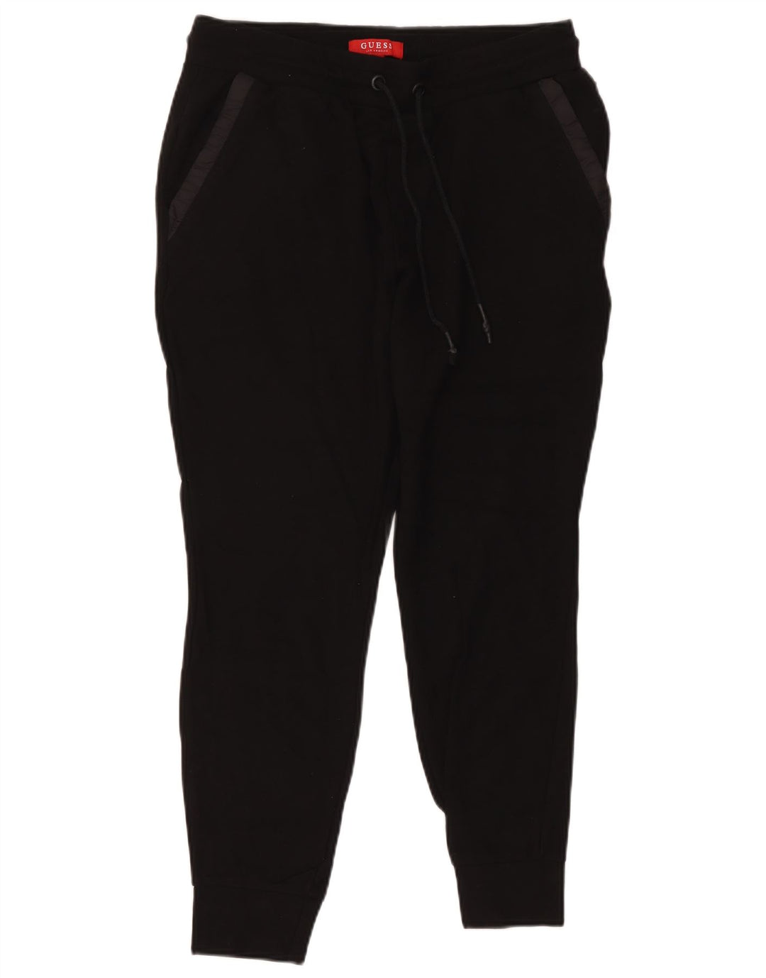 Pantaloni da tuta da uomo Guess Joggers piccoli neri in viscosa