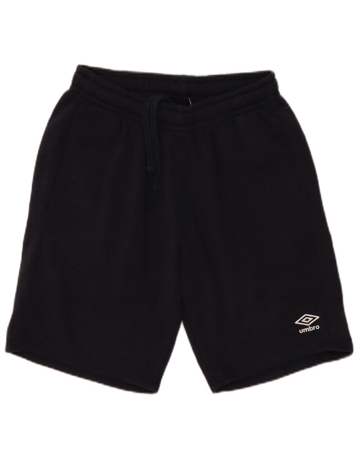 Pantaloncini sportivi da uomo Umbro medio in cotone blu navy
