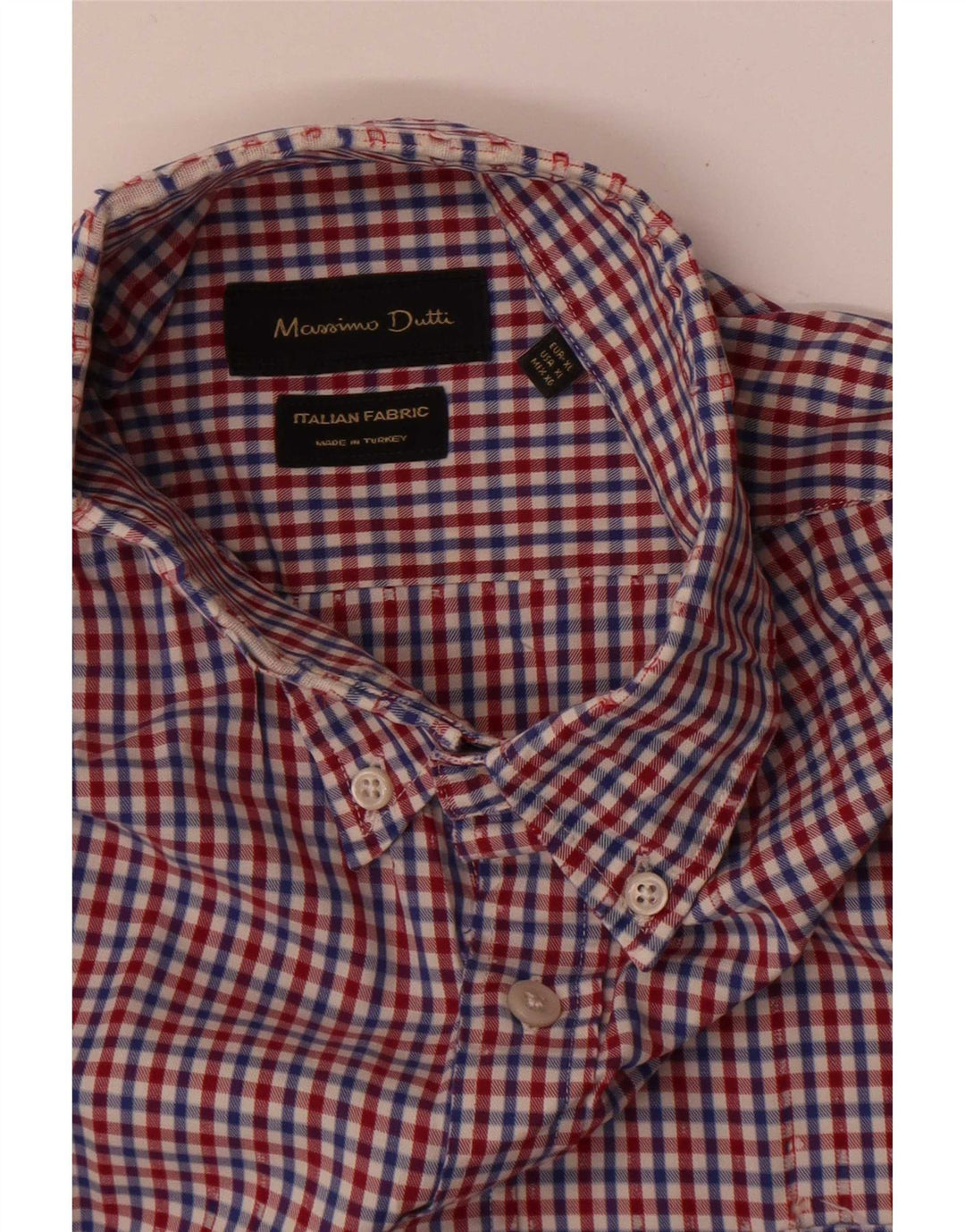 Camicia da uomo Massimo Dutti XL a quadretti multicolore