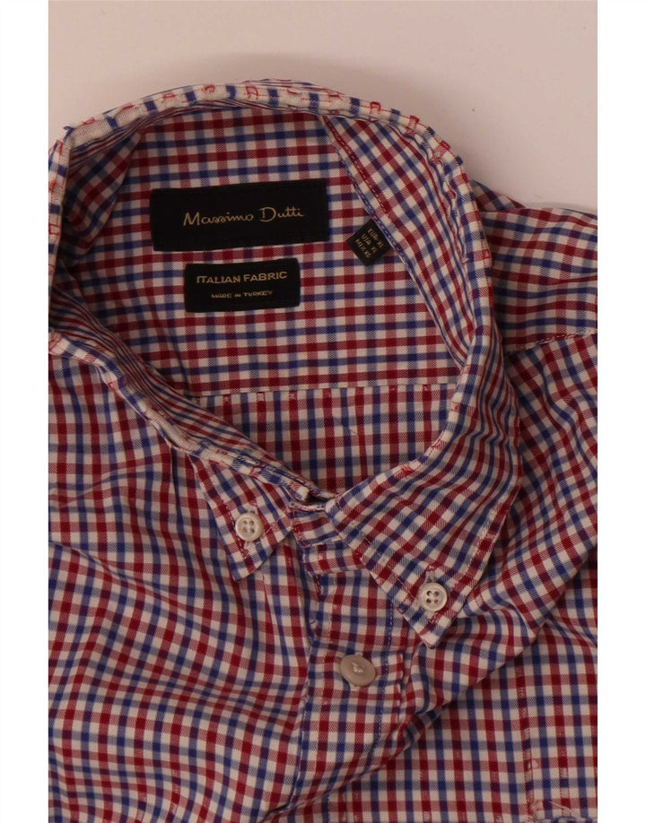 Camicia da uomo Massimo Dutti XL a quadretti multicolore