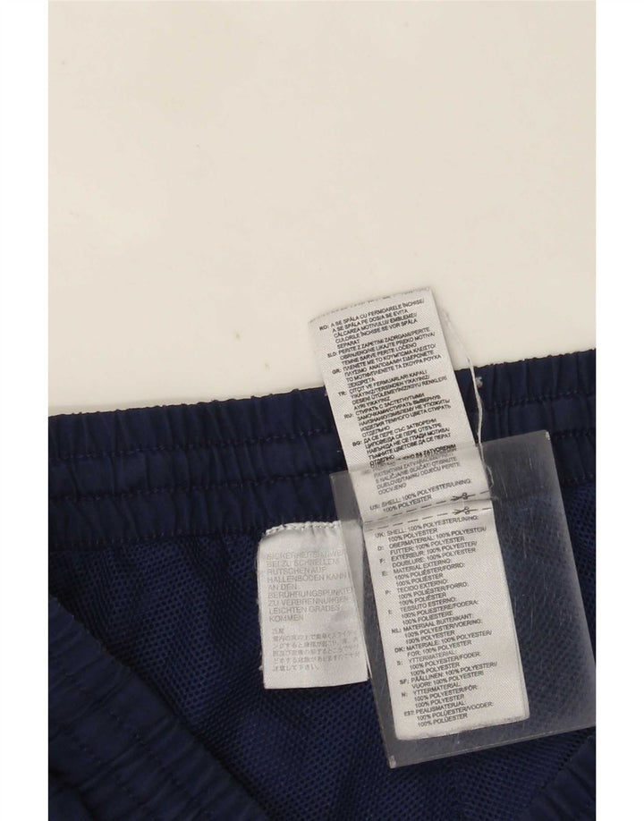 Pantaloni da tuta da uomo Adidas Joggers piccoli in poliestere blu navy