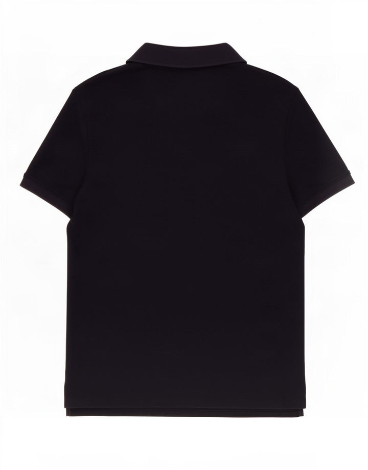 Polo da uomo Calvin Klein media cotone blu navy