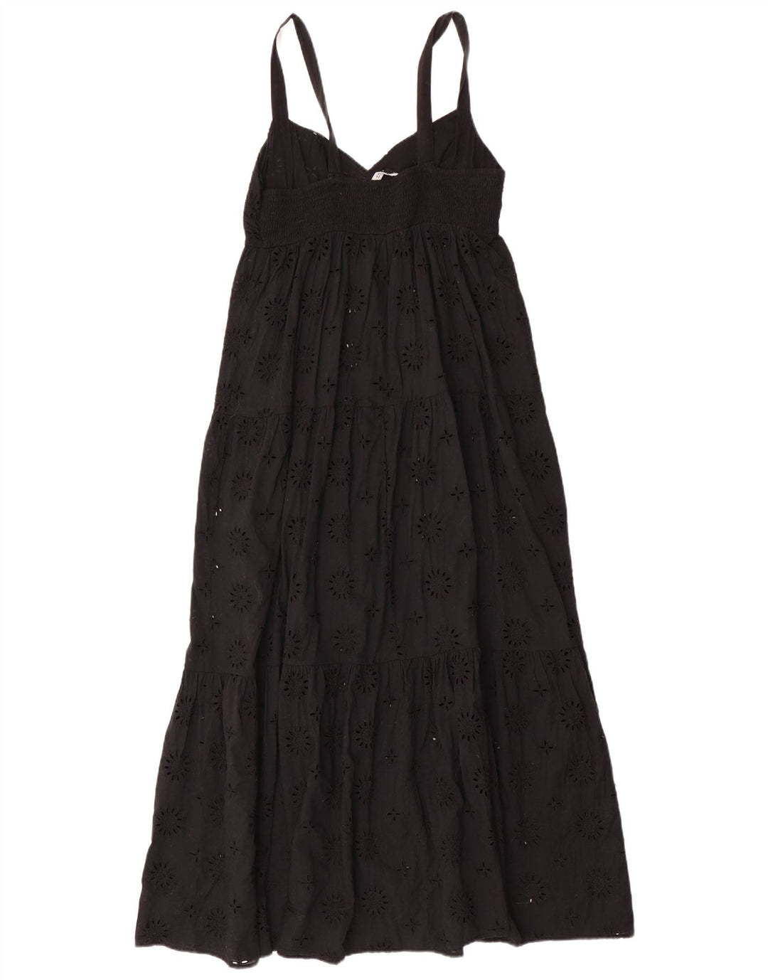 Vestito lungo senza maniche da donna Zara UK 12 medio nero