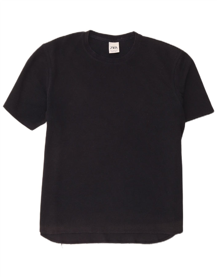 T-shirt Zara da uomo Top XL Blu navy