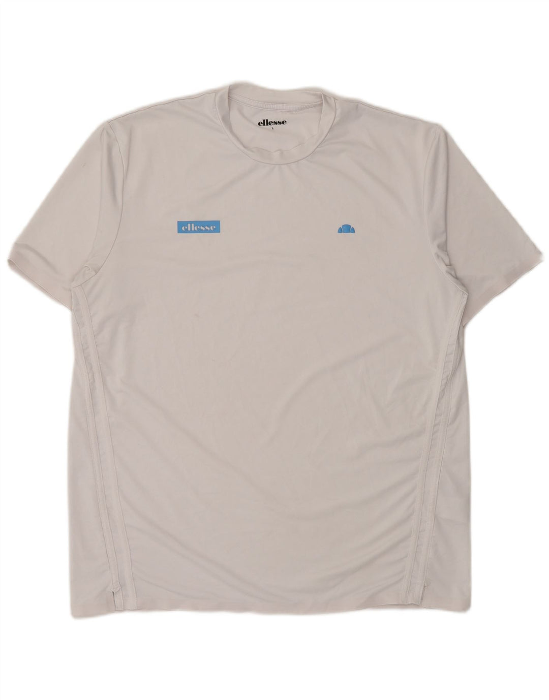 T-shirt da uomo Ellesse Top grande in poliestere bianco