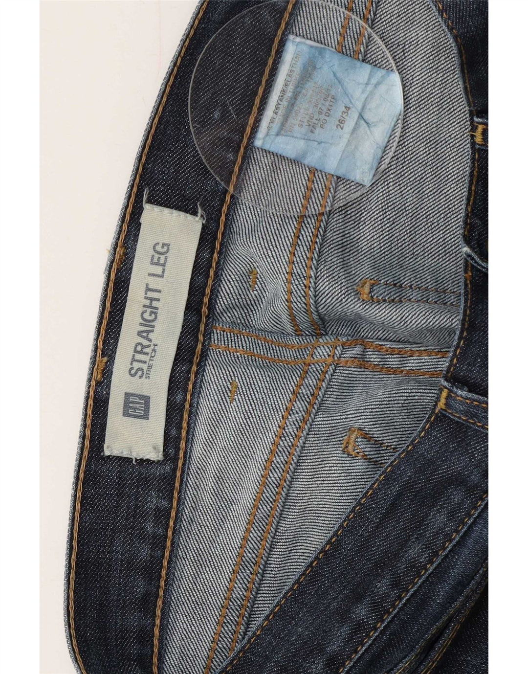 Jeans dritti da donna Gap W26 L30 cotone blu