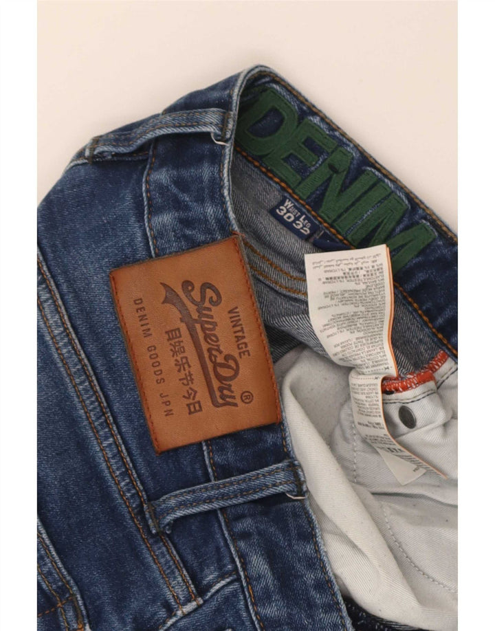 Jeans slim da donna Superdry W30 L32 cotone blu