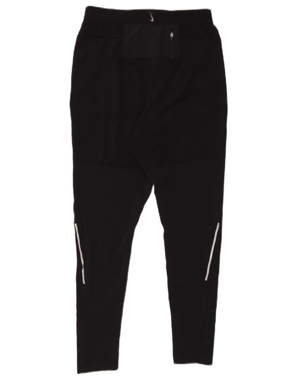 Pantaloni da tuta Nike Dri Fit da donna UK 10 Small Nero Poliestere