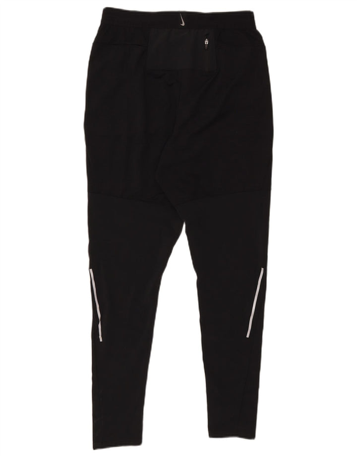 Pantaloni da tuta Nike Dri Fit da donna UK 10 Small Nero Poliestere