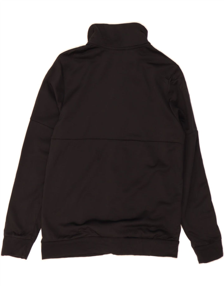 ADIDAS Boys Tracksuit Top Jacket 13-14 Years Black Polyester Vintage Adidas and Second-Hand Adidas from Messina Hembry 
