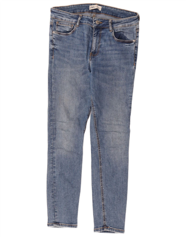 Jeans skinny da donna Zara EU 40 medi W30 L27 Blu