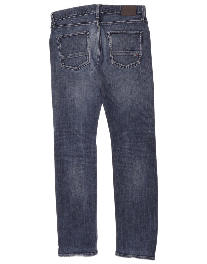 Jeans dritti Denton da uomo Tommy Hilfiger W33 L34 cotone blu
