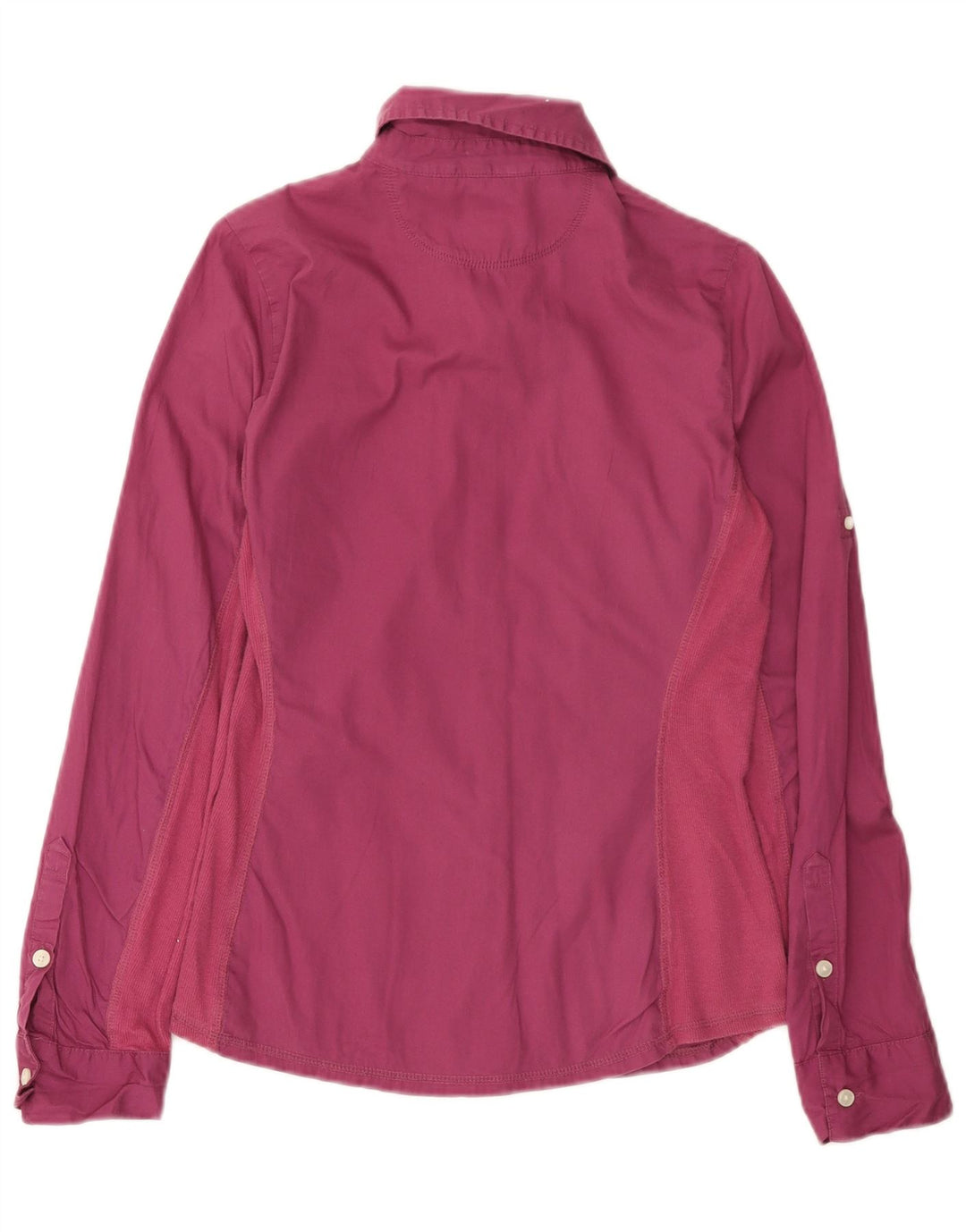 CONVERSE Camicia da donna One Star UK 10 Small Rosa Cotone color block