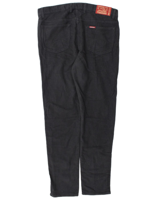 Pantaloni casual slim fit da uomo Carrera W38 L33 cotone blu navy