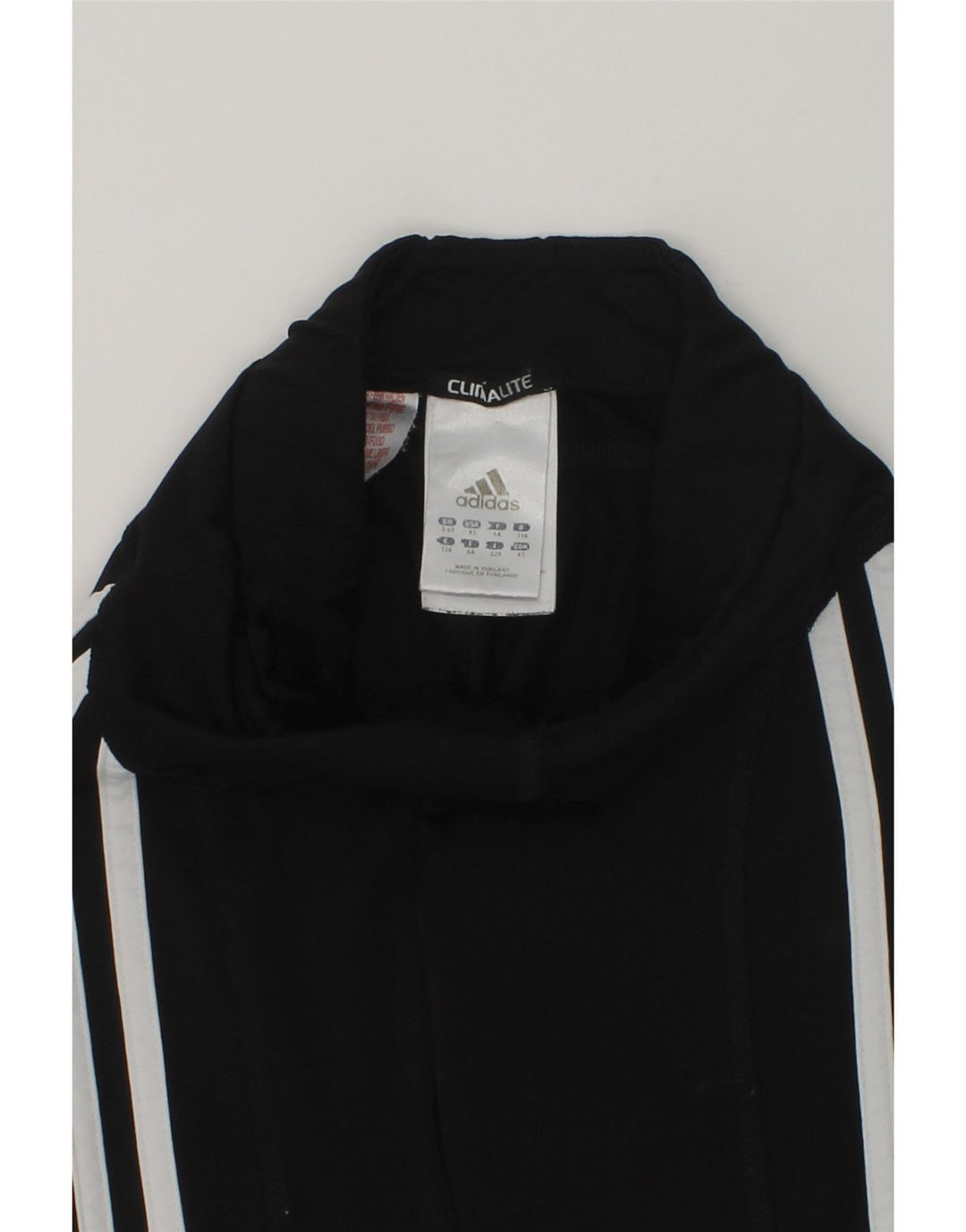 ADIDAS Girls Climalite Tracksuit Trousers 5-6 Years Black Polyester | Vintage Adidas | Thrift | Second-Hand Adidas | Used Clothing | Messina Hembry 